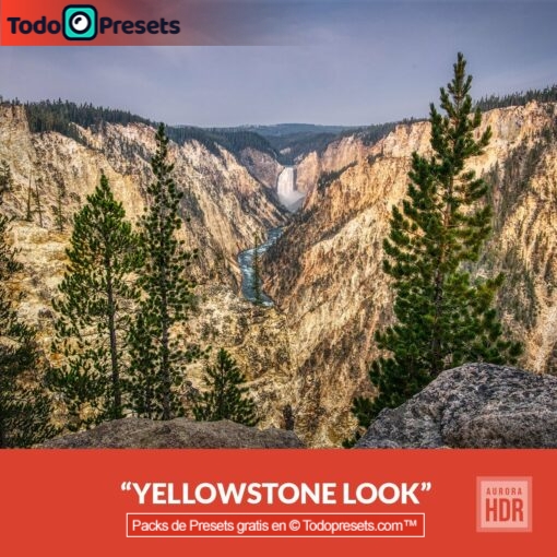 Aurora HDR Look Yellowstone