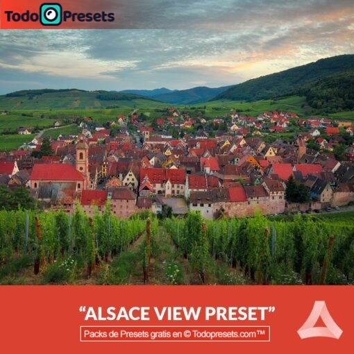 Vista Preset de Aurora HDR gratis de Alsacia