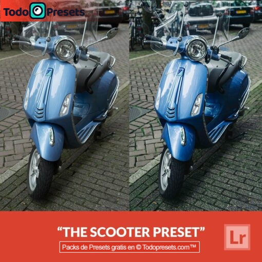Scooter Preset de Lightroom gratis
